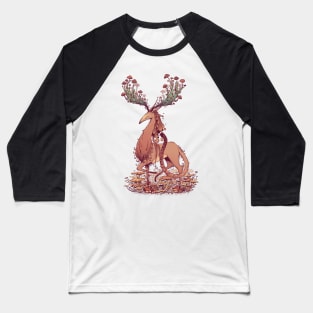 Mushroom Stag Baseball T-Shirt